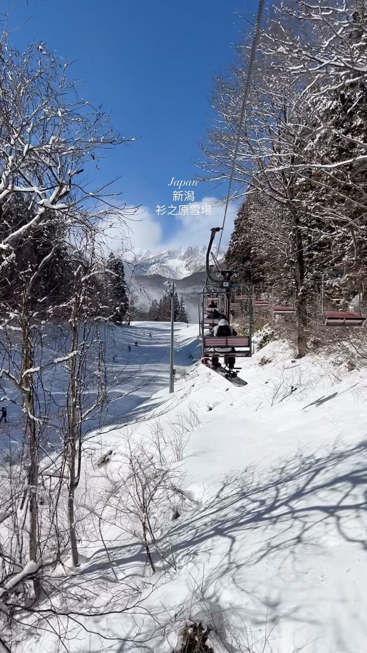 第一次來長野
我完全愛上這個地方
山景雪景都不輸北海道
有長野阿爾卑斯山脈，壯麗群山

再沒能去瑞士滑雪之前，我會再來的😉